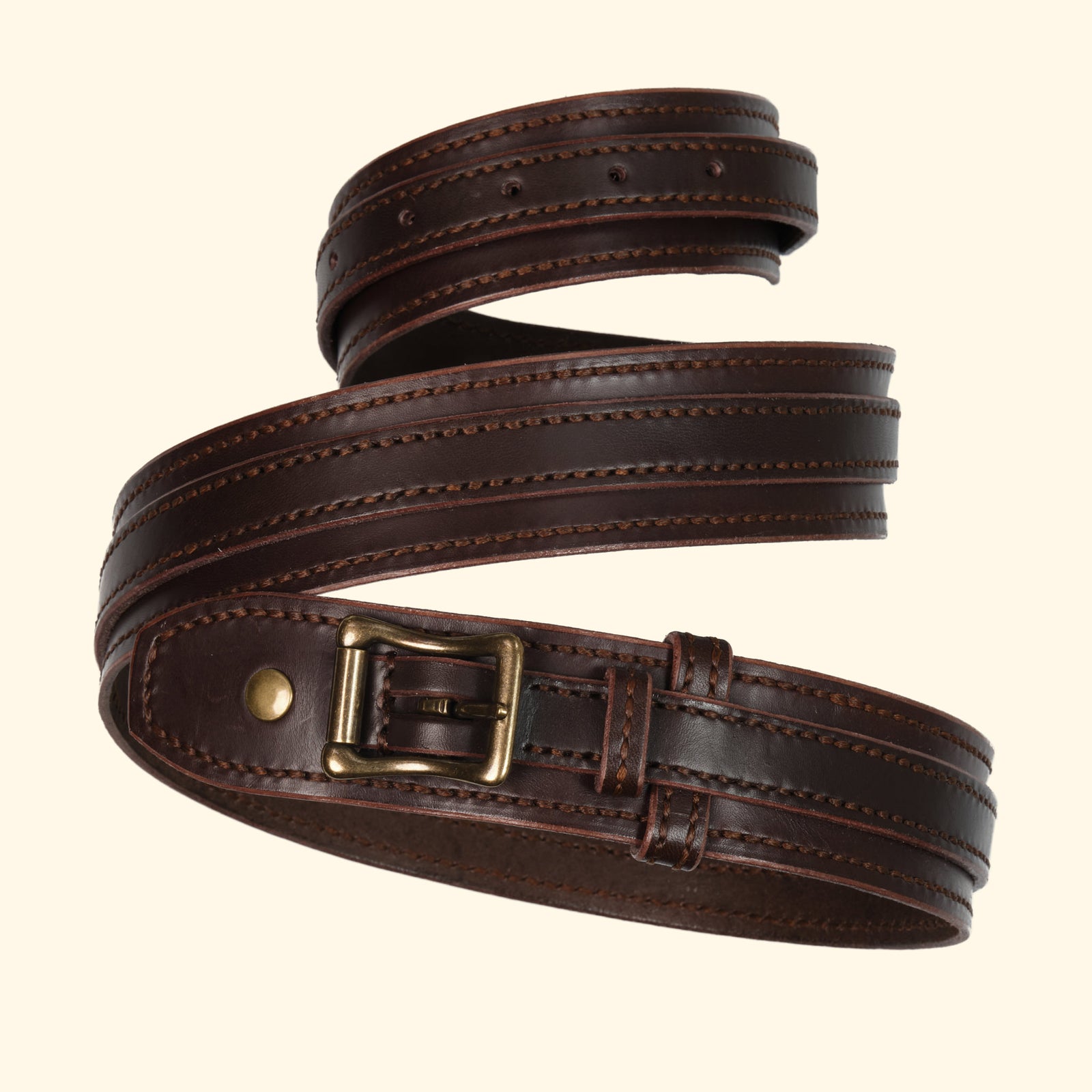oldpassion-Heritage-Belt-Echtledergürtel-Hommage-an-die-Kunst-des-Sattelhandwerks-brown-schnalle-antique-birdview