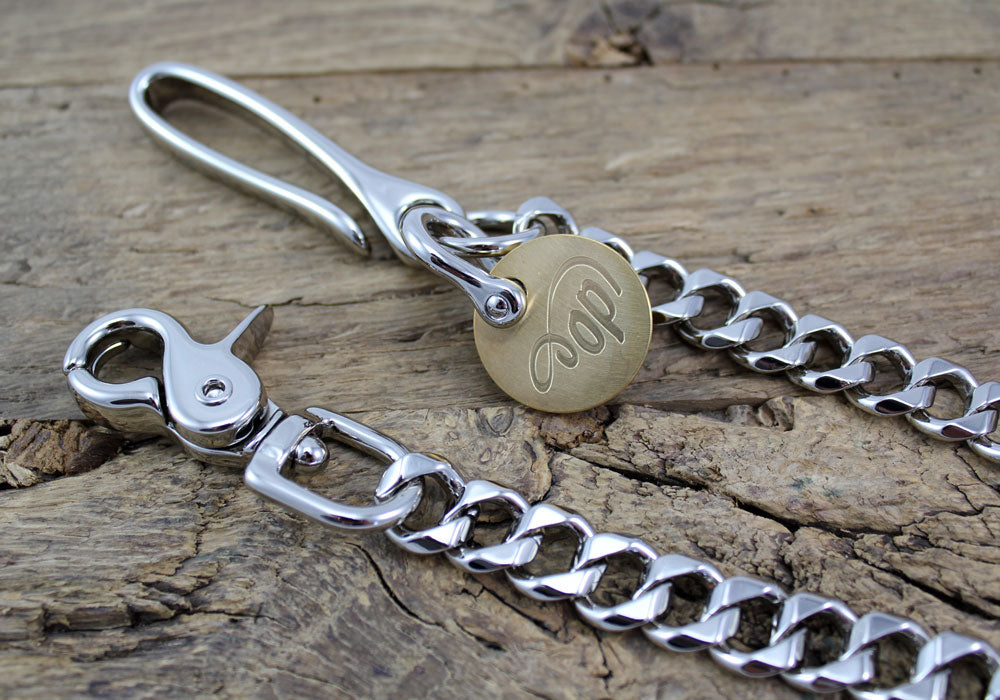 Wallet Chain • Massive Portemonnaie Kette • Silber • Schlüsselkette • oldpassion