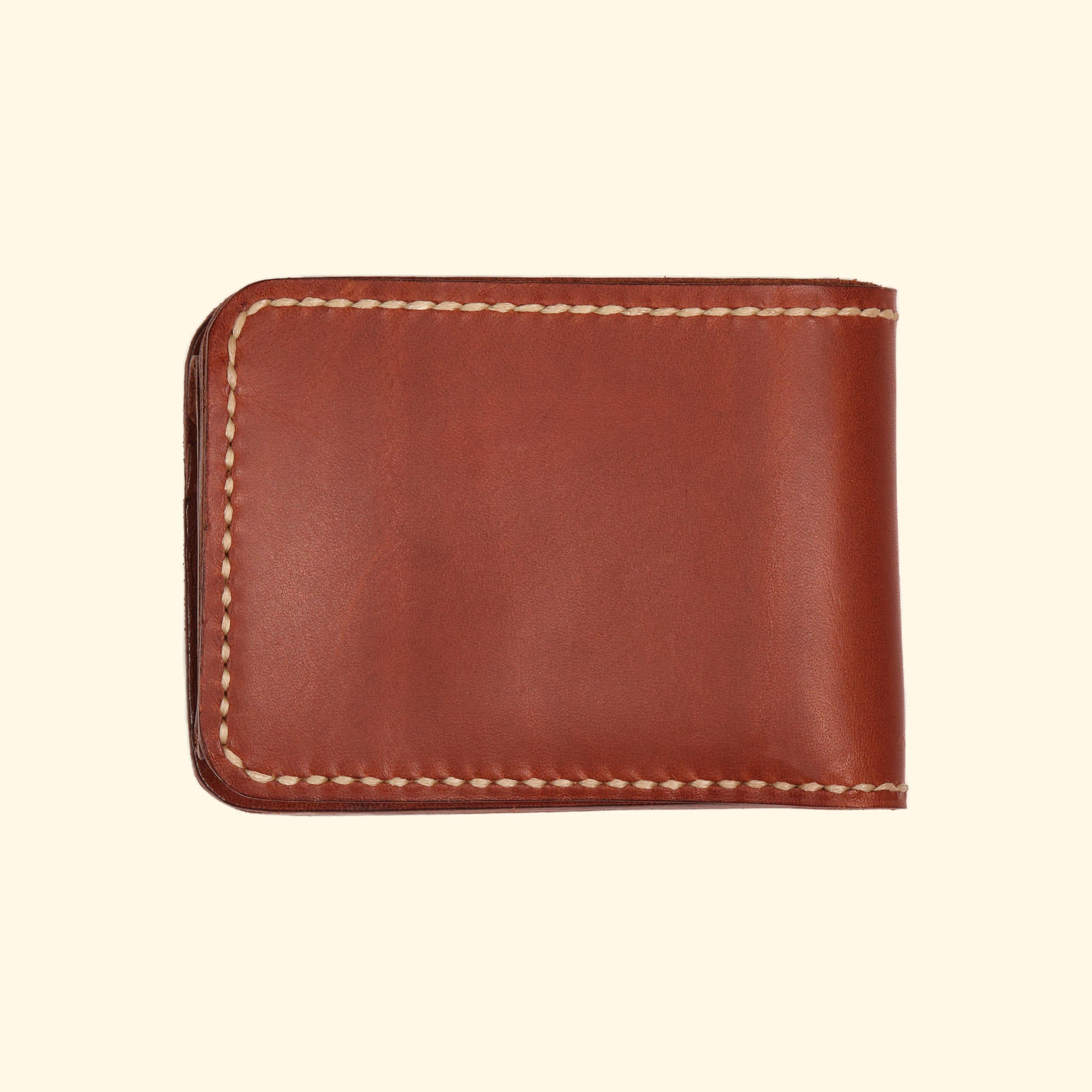 Bifold Coin Wallet, Hellbraun