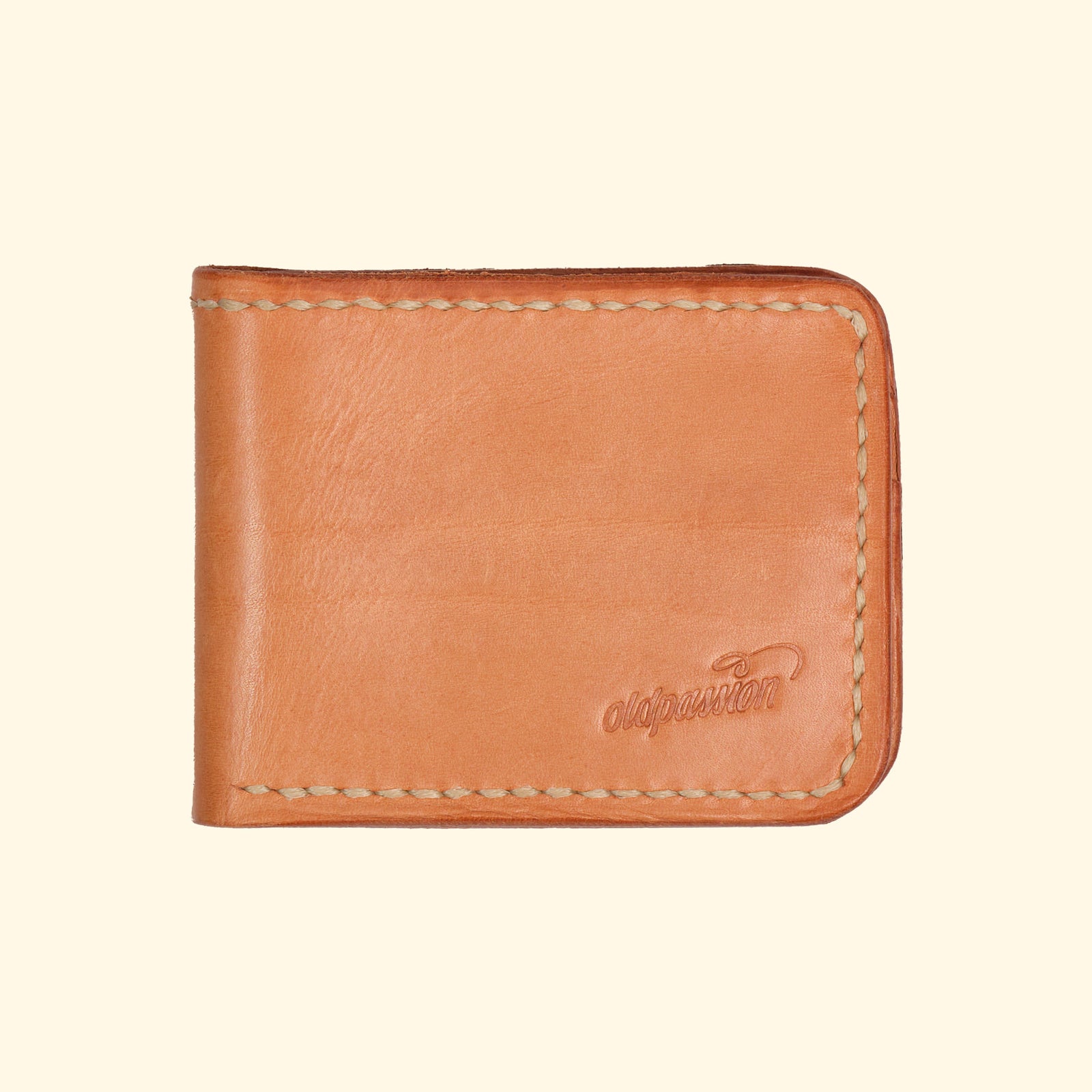 Bifold-Wallet-Leder-Portemonnaie-handgemacht-nature-oldpassion-from-prison-with-love-vorderseite