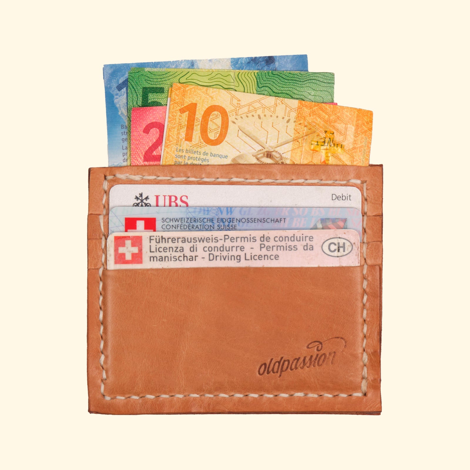 Credit-Card-Holder-Pragmatisches-Leder-Kartenhalter-Portemonnaie-nature-oldpassion-from-prison-with-love-vorderseite-kreditkarten-geldnoten-bargeld