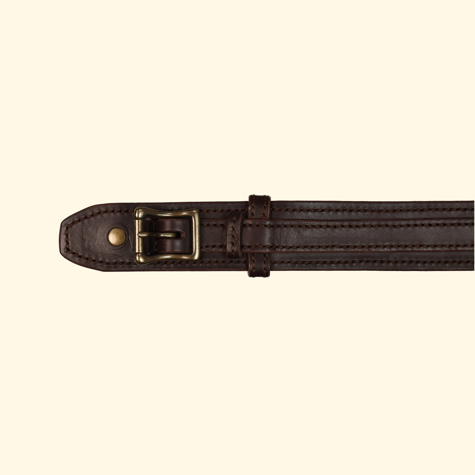 oldpassion-Heritage-Belt-Echtledergürtel-Hommage-an-die-Kunst-des-Sattelhandwerks-brown-schnalle-antique-vorderseite