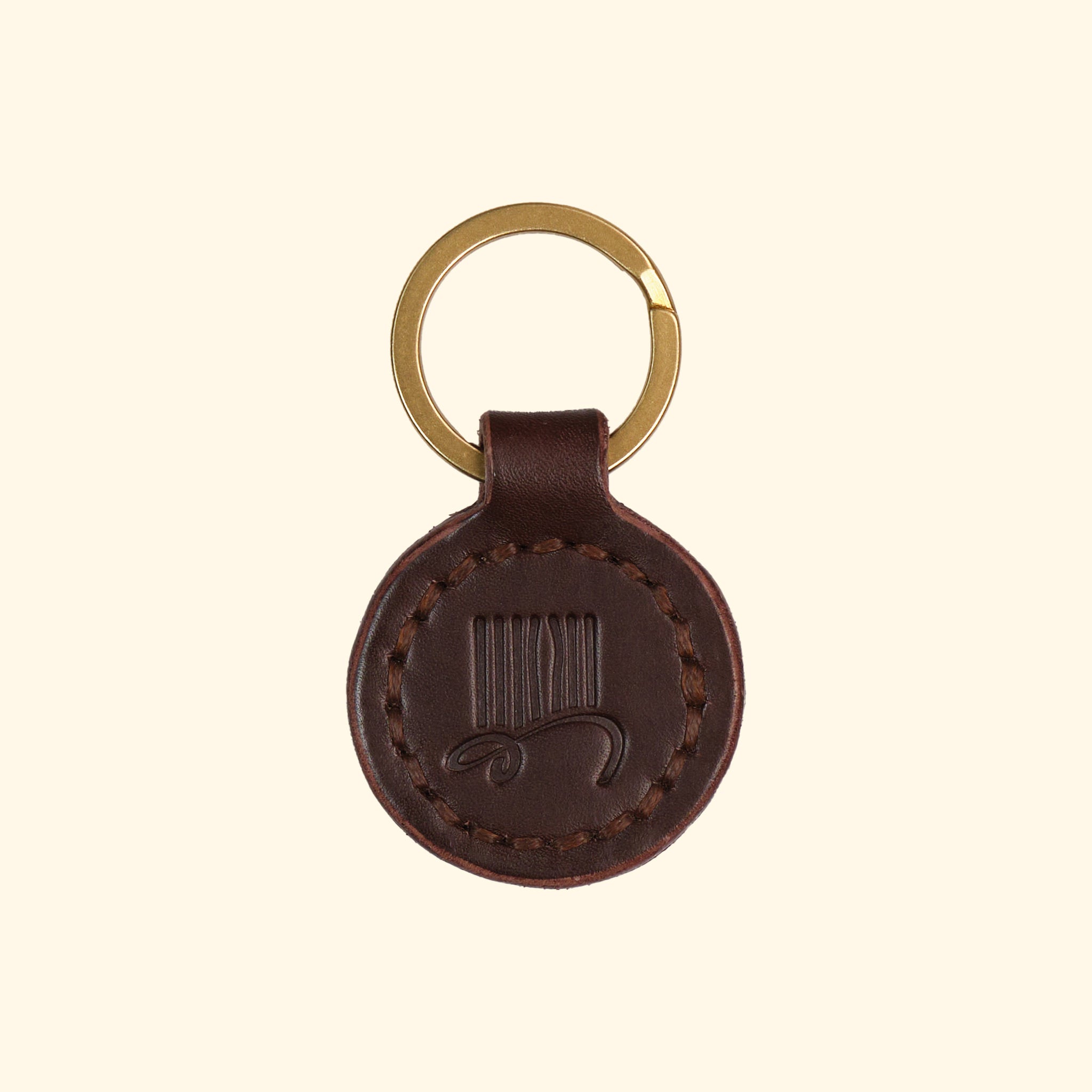 Keychain Token, Dunkelbraun, Rückseite