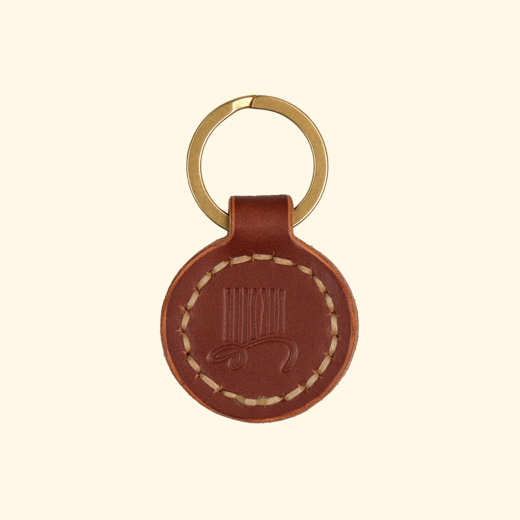 Keychain Token, Hellbraun, Rückseite