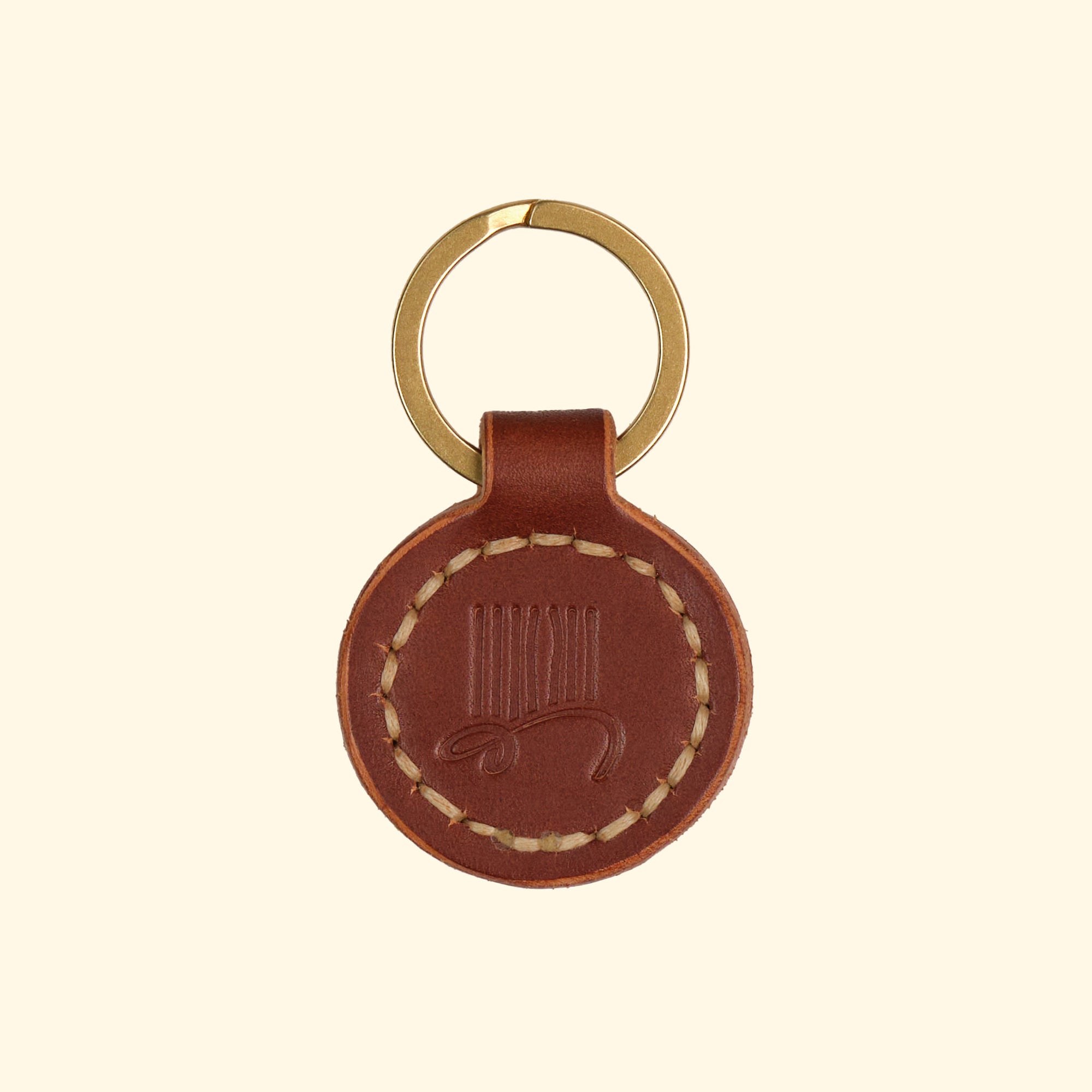 Runder Schlüsselanhänger aus echtem Leder | Keychain Token oldpassion -  oldpassion - from prison with love