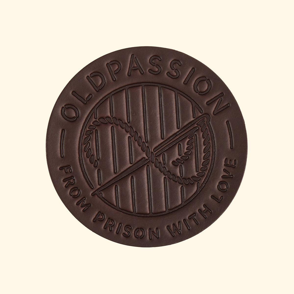 Leather-Coaster_Leder-Glasuntersetzer_Needle-Dunkelbraun-oldpassion-from-prison-with-love