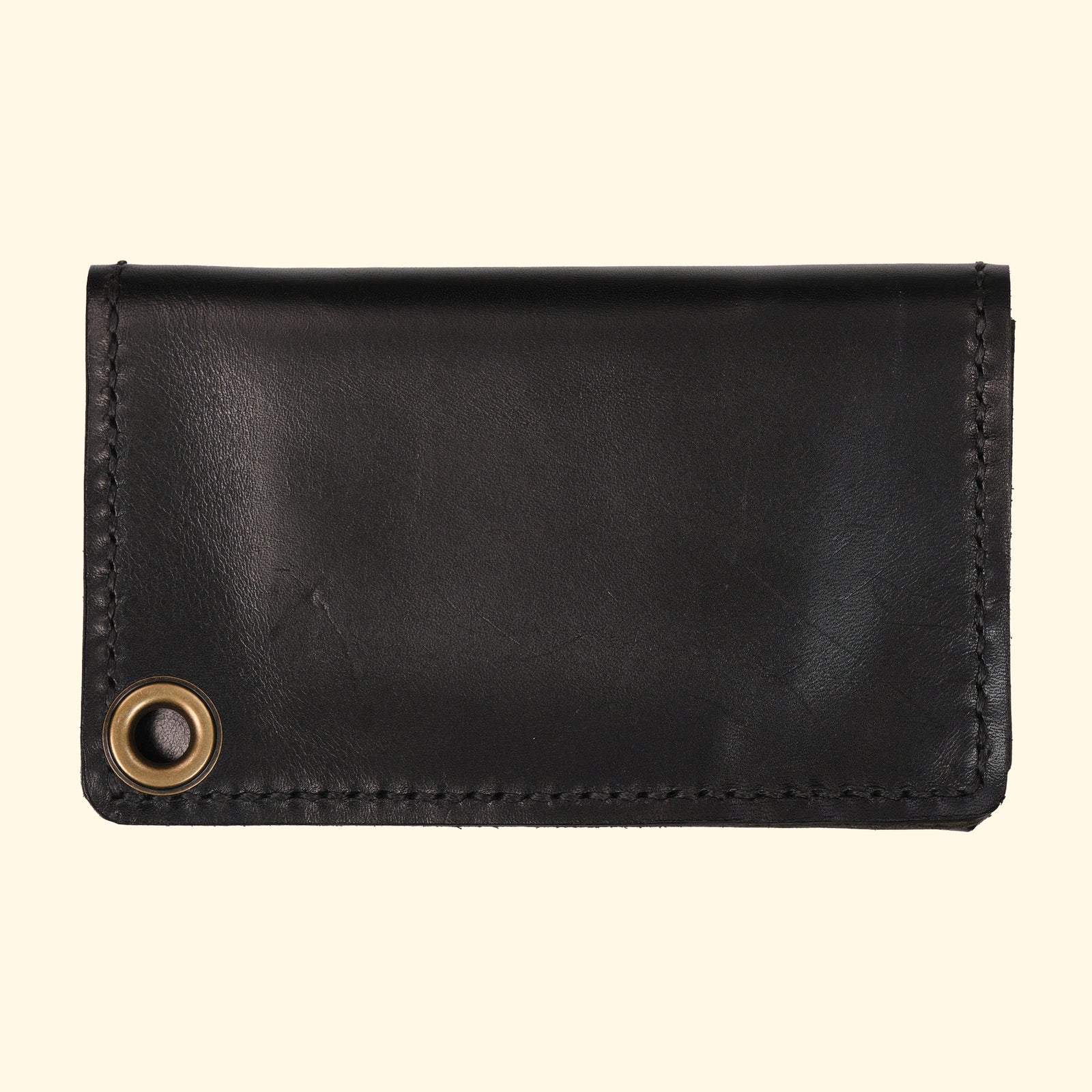 Trucker-Wallet-Extravagantes-Leder-Portemonnaie-schwarz-Leder-antique-hardware-oldpassion-from-prison-with-love-Rueckseite