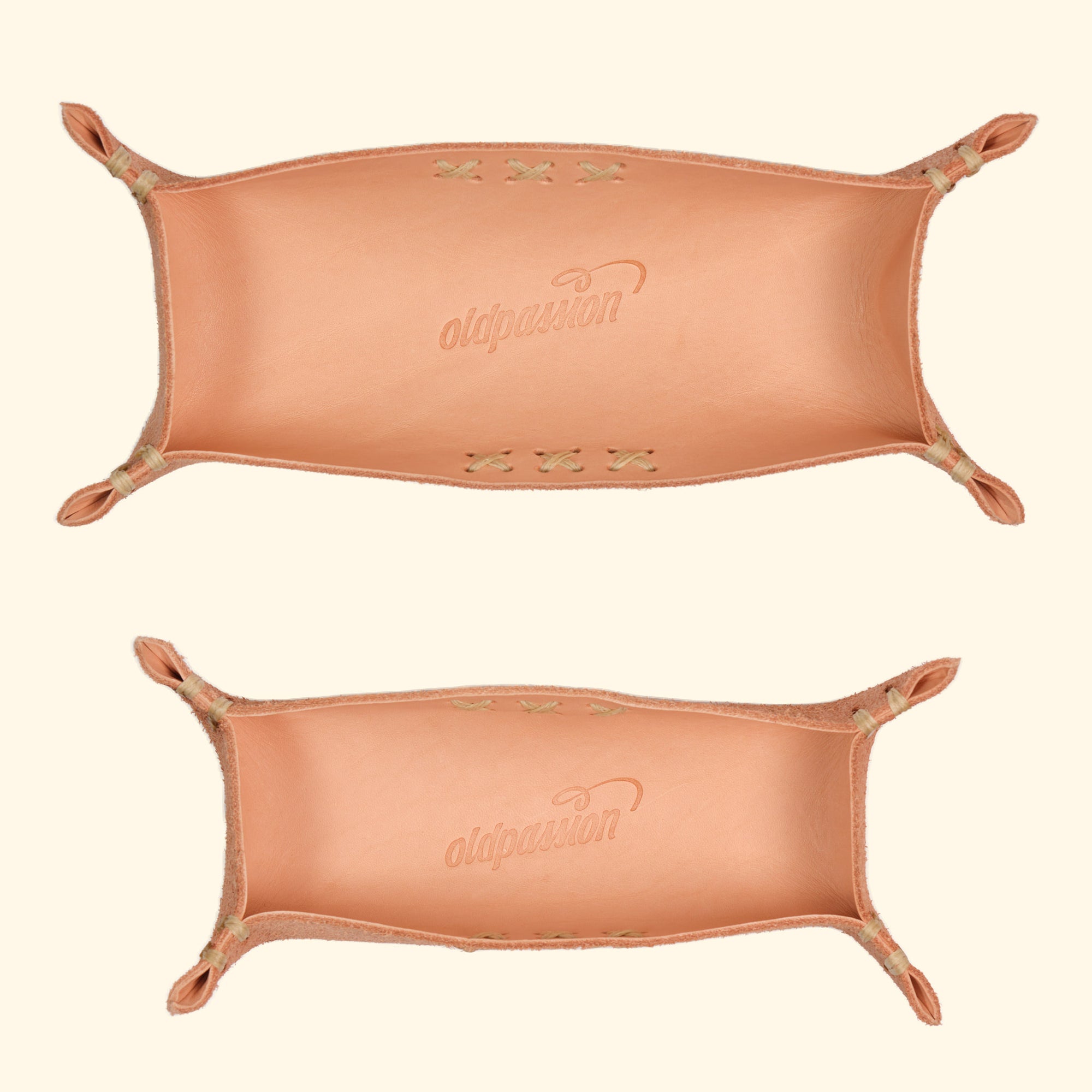 leder aufbewahrung Taschenleerer aus echtem Leder | op leather tray | oldpassion - oldpassion
