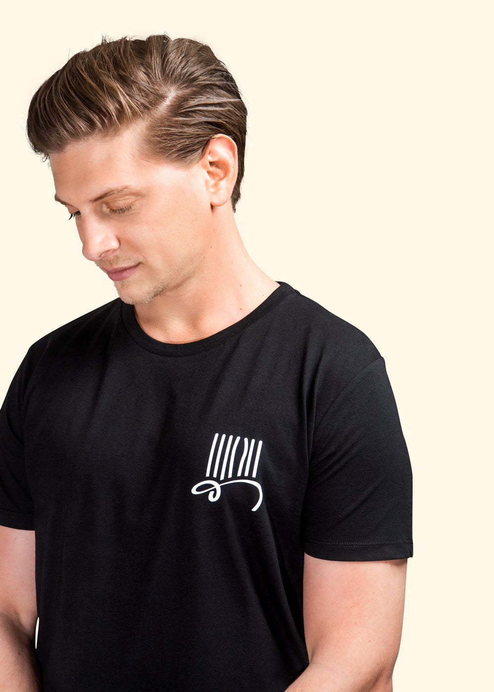 «prison-bars» logo tee - oldpassion - from prison with love