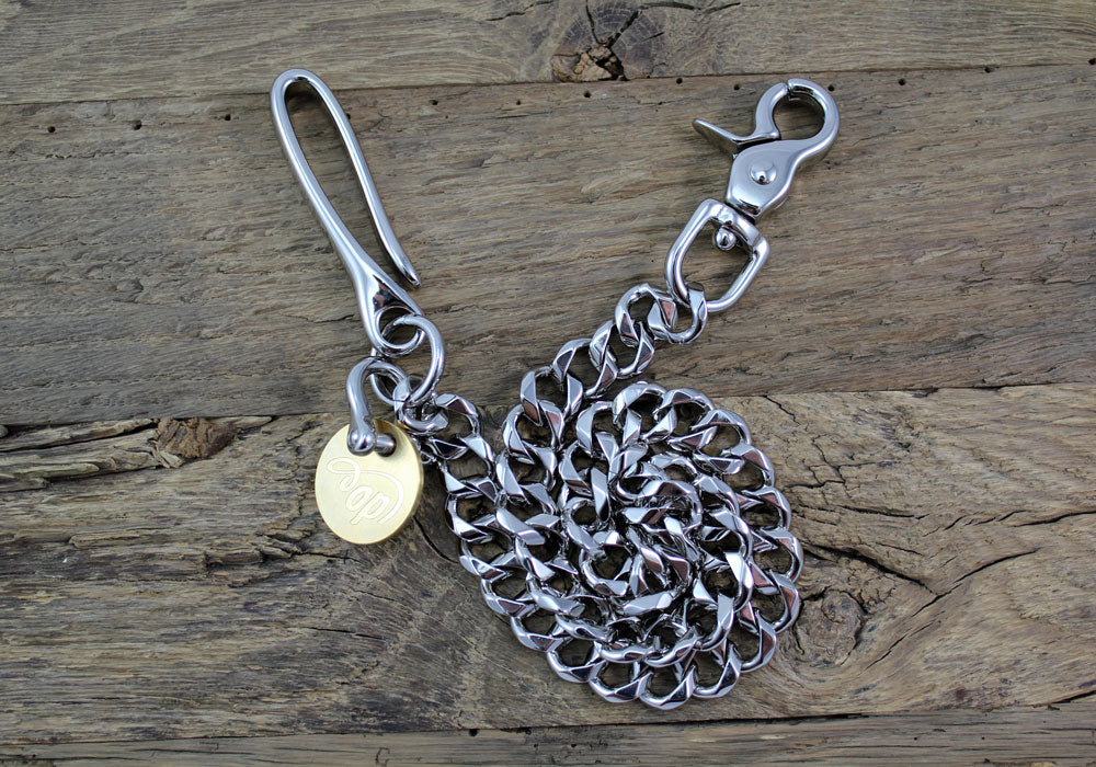 Wallet Chain • Massive Portemonnaie Kette • Silber • Schlüsselkette • oldpassion