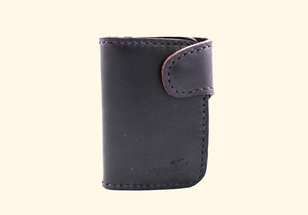 Snap Wallet • purple • robustes Leder Portemonnaie • oldpassion - from prison with love